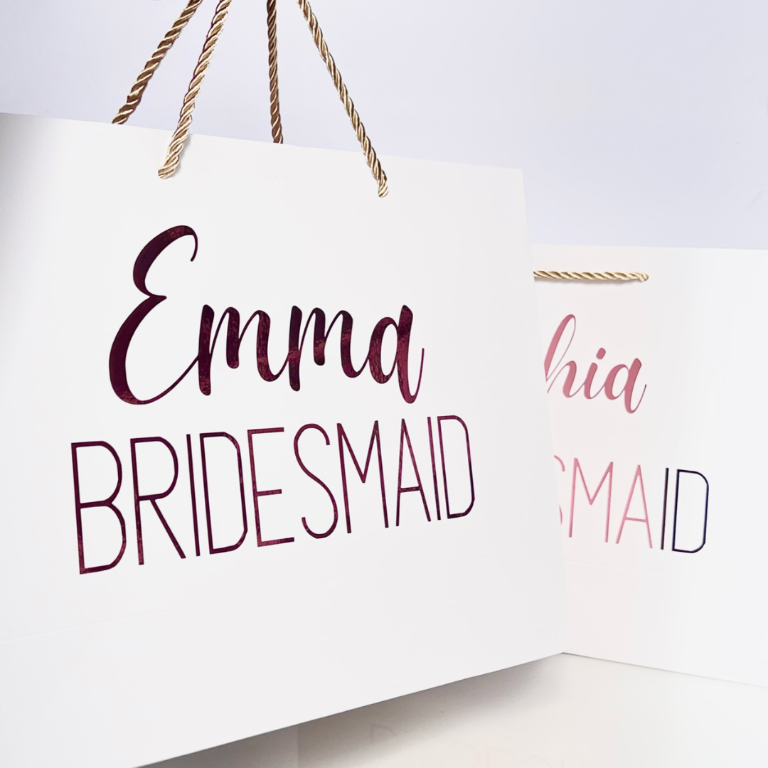 Personalised Bridal Party Gift Bags