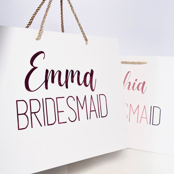 Personalised Bridal Party Gift Bags