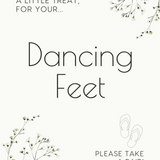 A stylish wedding sign reading