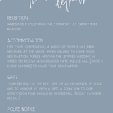 dusty blue snowflakes wedding invites - custom wedding invites uk - personalised wedding invitations for winter wedding