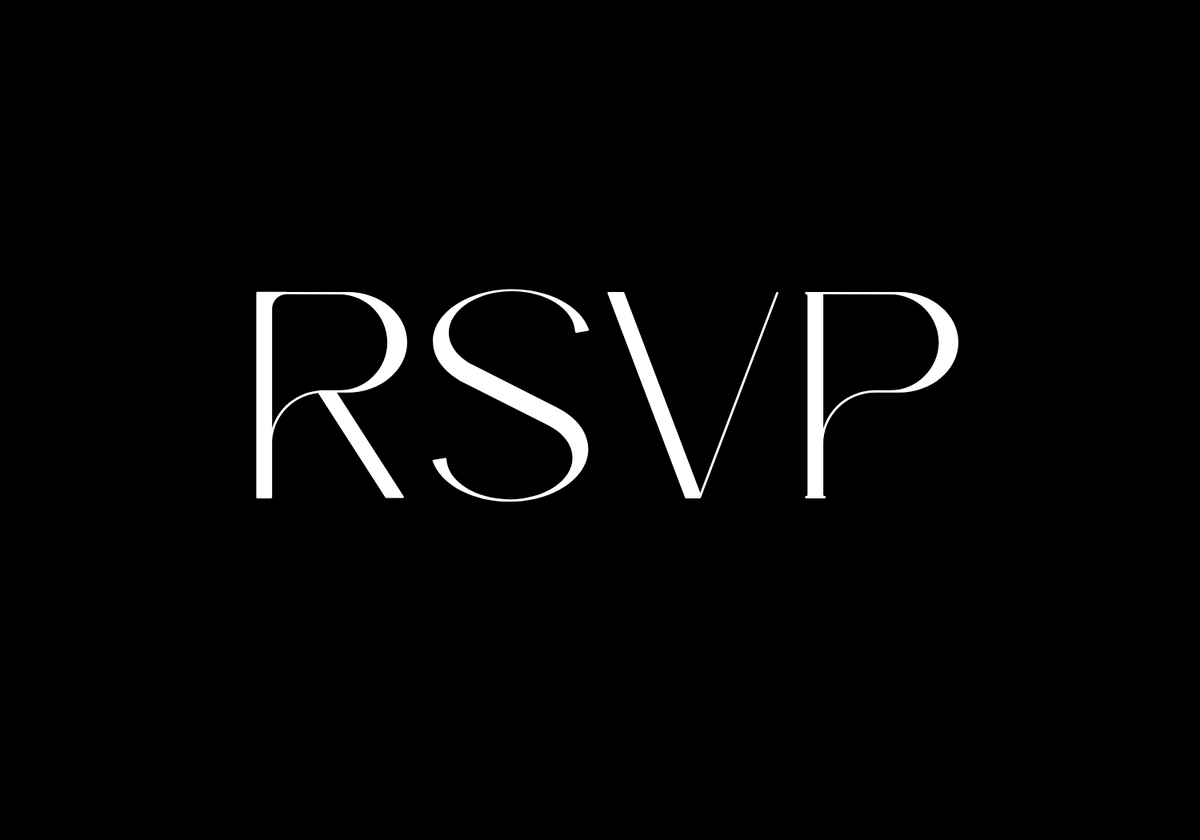 Monochrome QR Code RSVP for wedding - winter wedding RSVP cards - custom RSVP cards