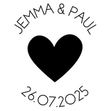 personalised wedding invitations envelope sticker seals - custom wedding save the date sticker seals - initials and date envelope sticker seals