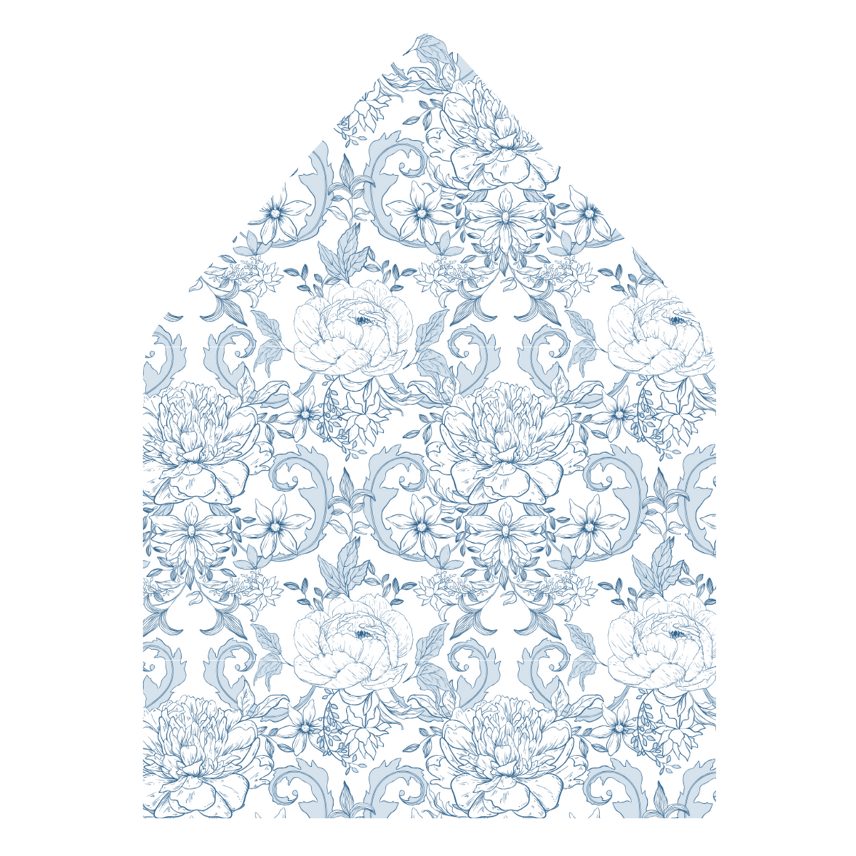 A flat lay of elegant wedding invitation envelopes, partially open to reveal beautifully designed envelope liners in various styles, including floral, modern, and classic patterns. The envelope inserts add a touch of luxury and sophistication to the stationery set.