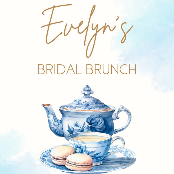 bridgerton style bridal shower bridal brunch sign - affordable personalised bridal shower sign