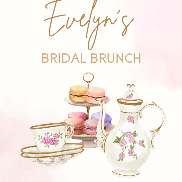 bridgerton style bridal shower bridal brunch sign - affordable personalised bridal shower sign
