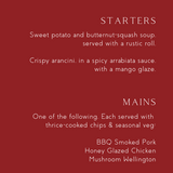 burgundy wedding menu - custom wedding menu for winter wedding - personalised wedding menu UK