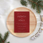 burgundy wedding invites - custom wedding invites uk - personalised wedding invitations - winter wedding