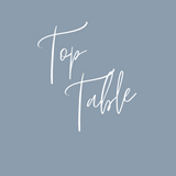 snowflakes dusty blue table numbers - winter collection custom table numbers - wedding table numbers