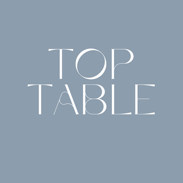 dusty blue able numbers - winter collection custom table numbers - wedding table numbers