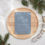 dusty blue snowflakes wedding invites - custom wedding invites uk - personalised wedding invitations for winter wedding