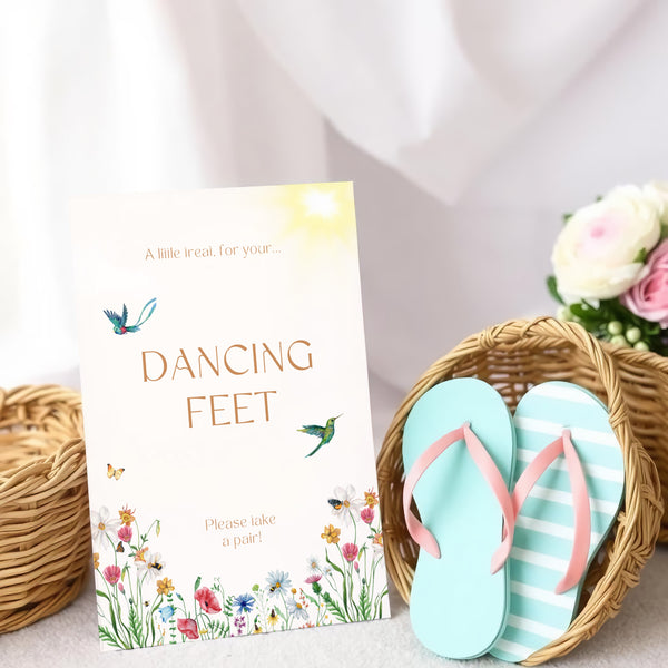 Fairytale Flip-Flops Sign