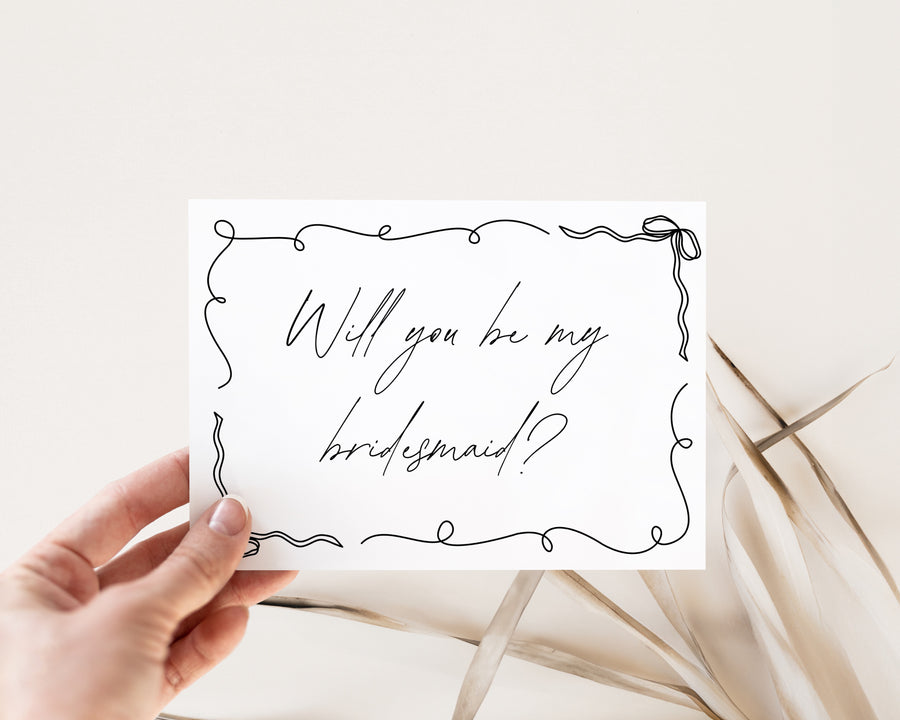 Bridesmaid Proposal Cards