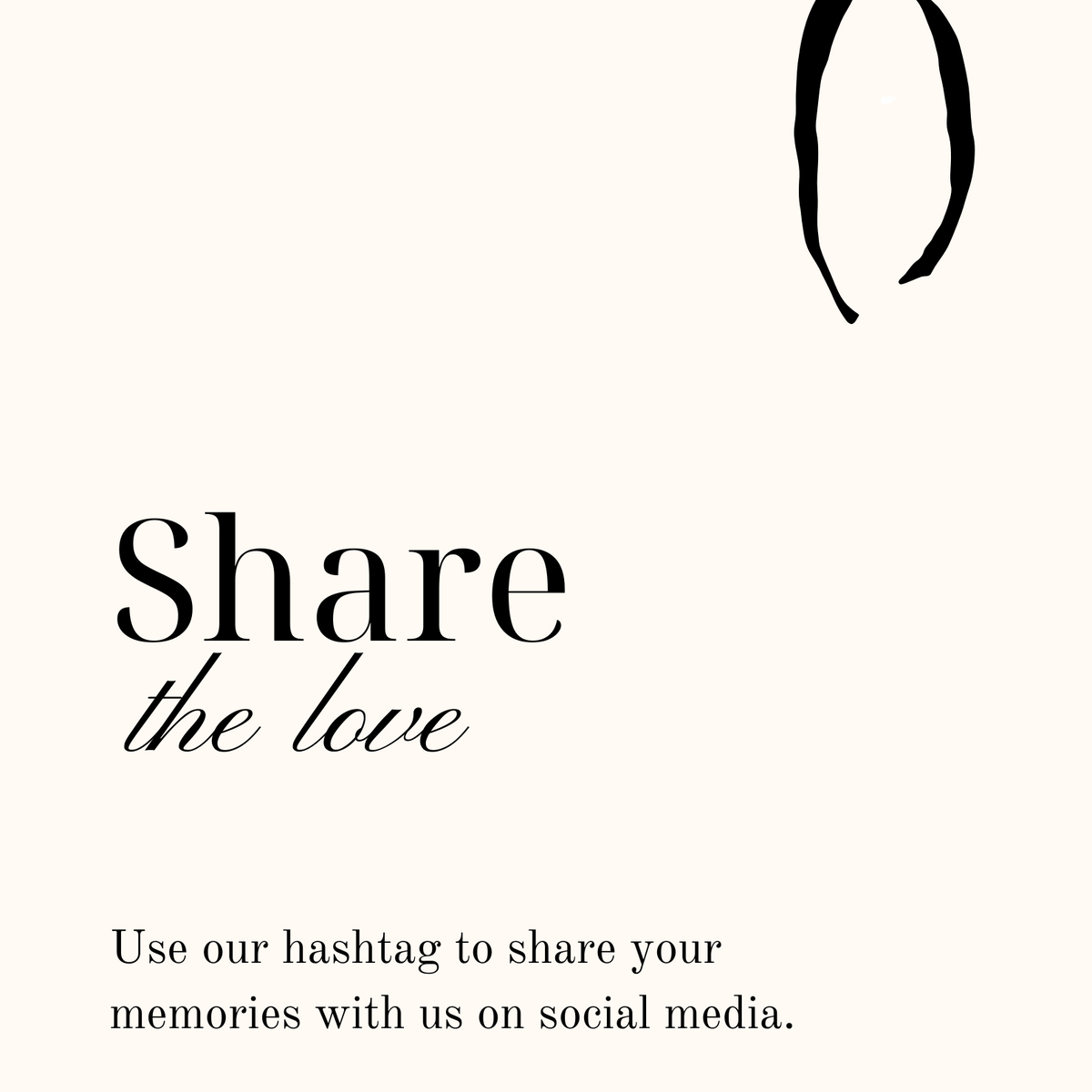 Old Money Social Media Hashtag Sign
