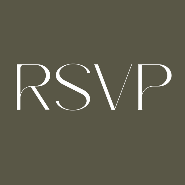 Khaki QR Code RSVP for wedding - winter wedding RSVP cards - custom RSVP cards