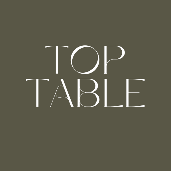 khaki table numbers - winter collection custom table numbers - wedding table numbers