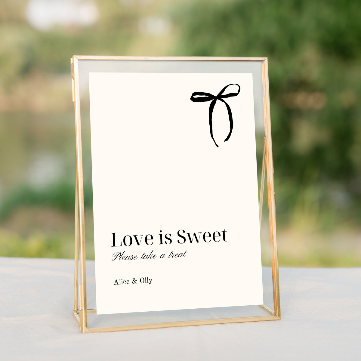 Old Money Sweet Table Sign