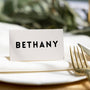 Luxury Handwritten Place Cards for Wedding - Standing Place Cards - modern minimalist name cards for wedding tables