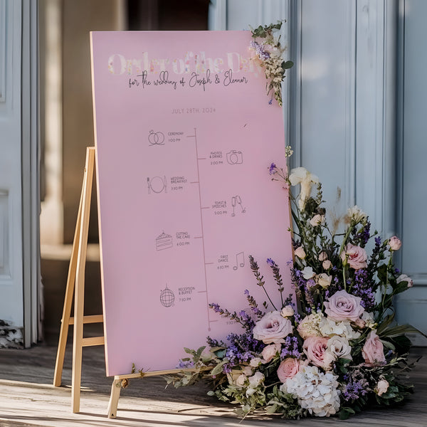 Pastels Order Of The Day Sign Portrait