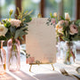 pink roses floral polite notice wedding sign - Polite notice card for wedding display - luxury wedding signage