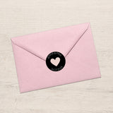 personalised wedding invitations envelope sticker seals - custom wedding save the date sticker seals - initials and date envelope sticker seals