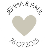 personalised wedding invitations envelope sticker seals - custom wedding save the date sticker seals - initials and date envelope sticker seals