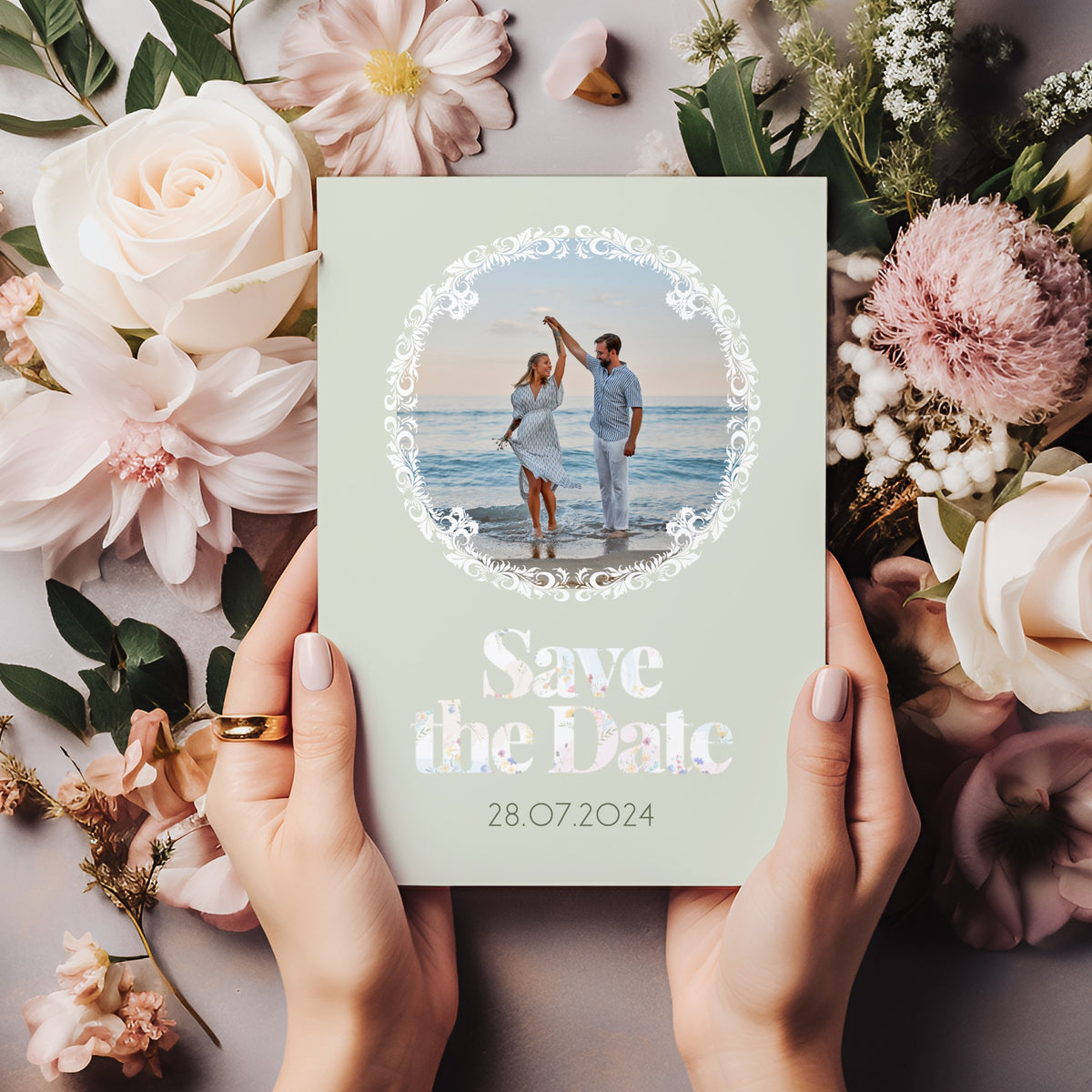 Pastels Save The Date