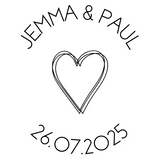 personalised wedding invitations envelope sticker seals - custom wedding save the date sticker seals - initials and date envelope sticker seals