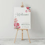 Spring Floral Portrait Welcome Sign