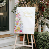 Unplugged Ceremony Wedding Sign - Our Summer Collection features beautiful wedding stationery and signage with gentle summer colours, vibrant florals, and soft butter yellow text – perfect for adding a fresh, romantic feel to your special day.