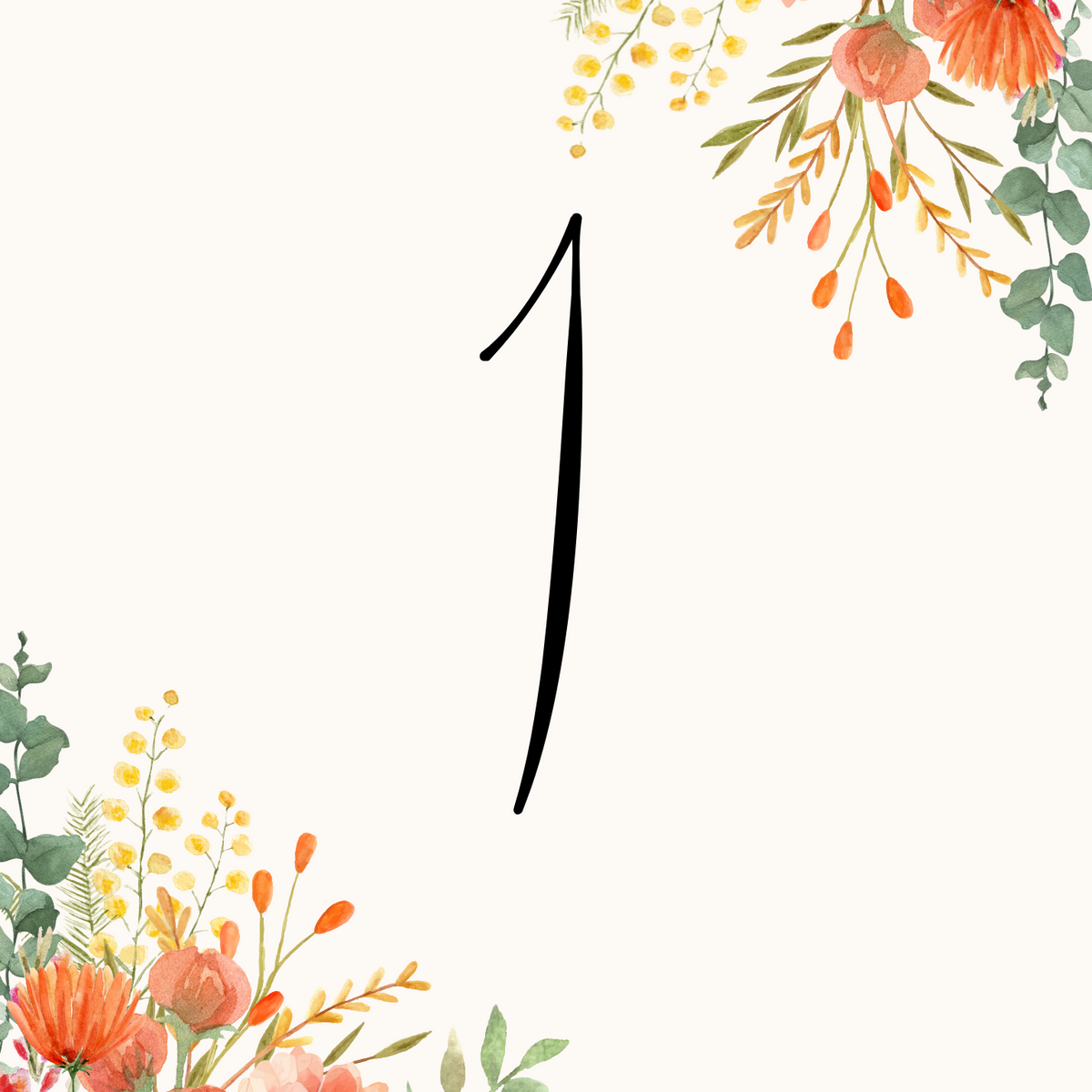 Autumnal Table Numbers