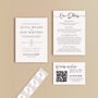 timeless wedding stationery essentials bundle - wedding stationery bundle customised - white wedding invites bundle with rsvp - personalised wedding invites rsvp bundle