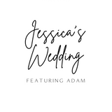 Bride's wedding featuring groom wedding welcome sign personalised - sophisticated black text