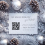 Monochrome QR Code RSVP for wedding - winter wedding RSVP cards - custom RSVP cards