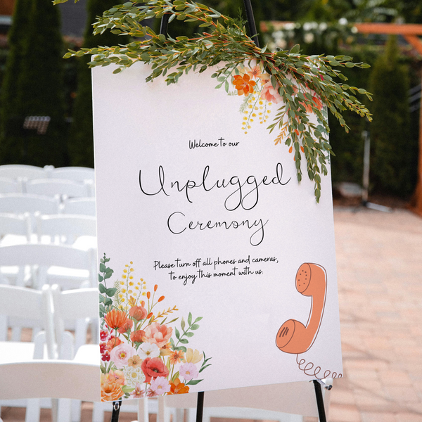 Autumnal Unplugged Ceremony Sign