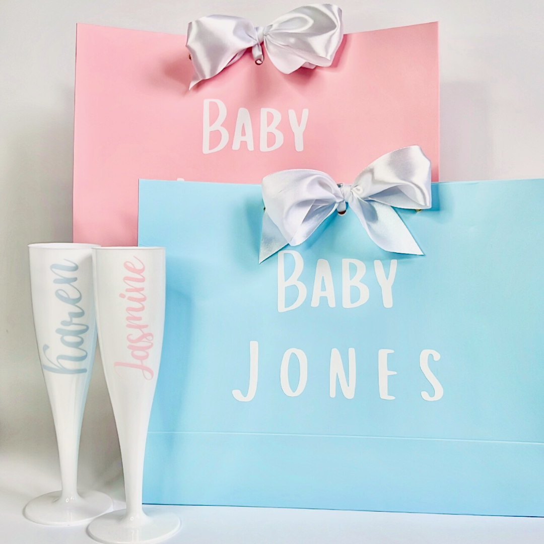 Baby shower 2024 girl gift bags