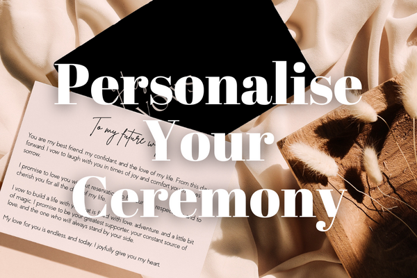 Personalise Your Wedding Ceremony