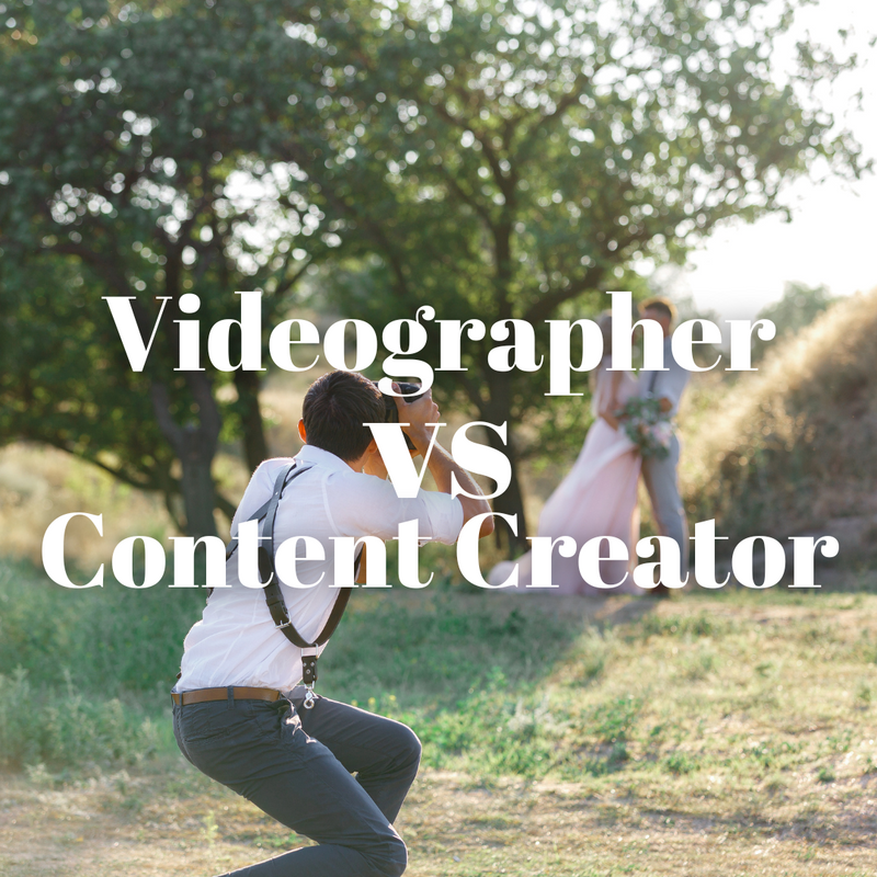 Videographer vs Content Creator for Your Wedding Day