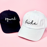 bride squad sports caps - embroidered hen party hats