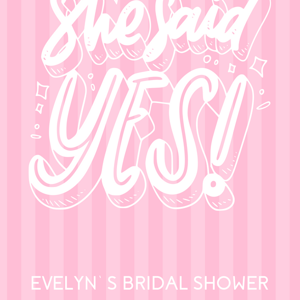 sophisticated bridal shower sign - personalised bridal shower signs UK