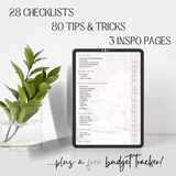 Digital wedding planning guide - interactive wedding checklists - bride guide for wedding planning