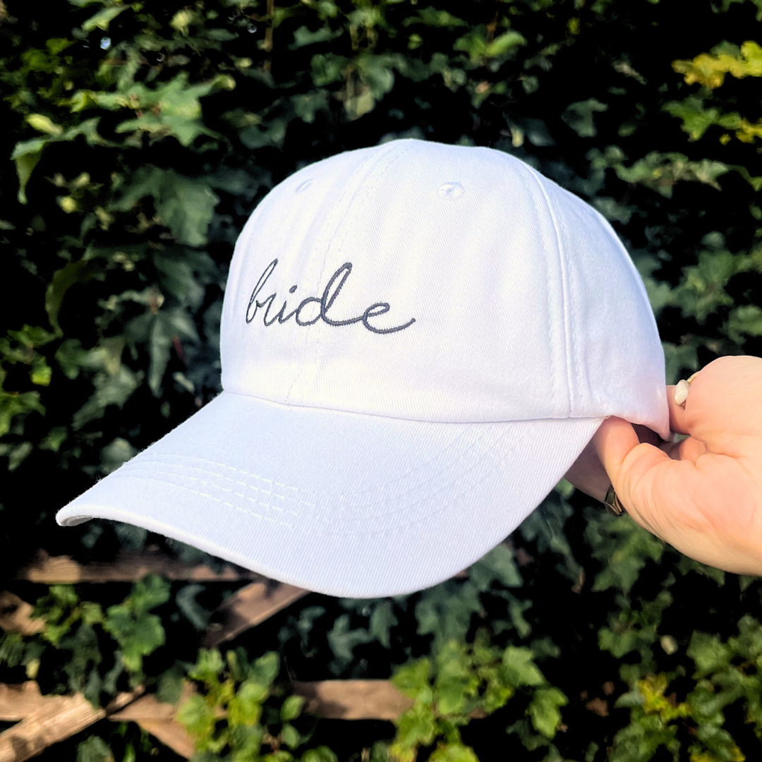 Bride Squad Embroidered Sports Caps