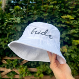 bride squad bucket hats - embroidered hen party hats