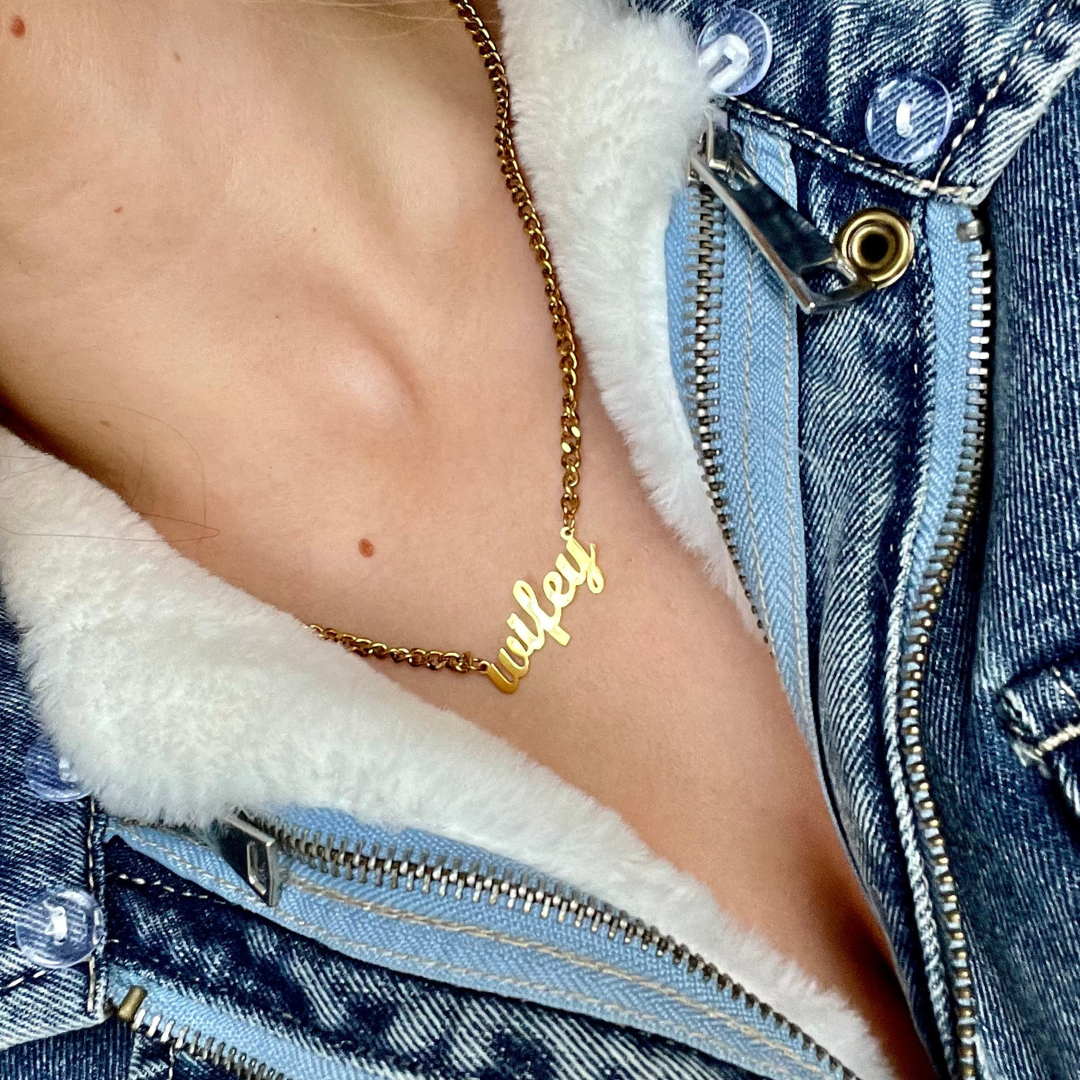 Gold Wifey Necklace