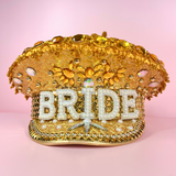 bride captain hat - sparkly bride bachelorette hat