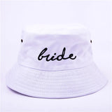 bride squad bucket hats - embroidered hen party hats