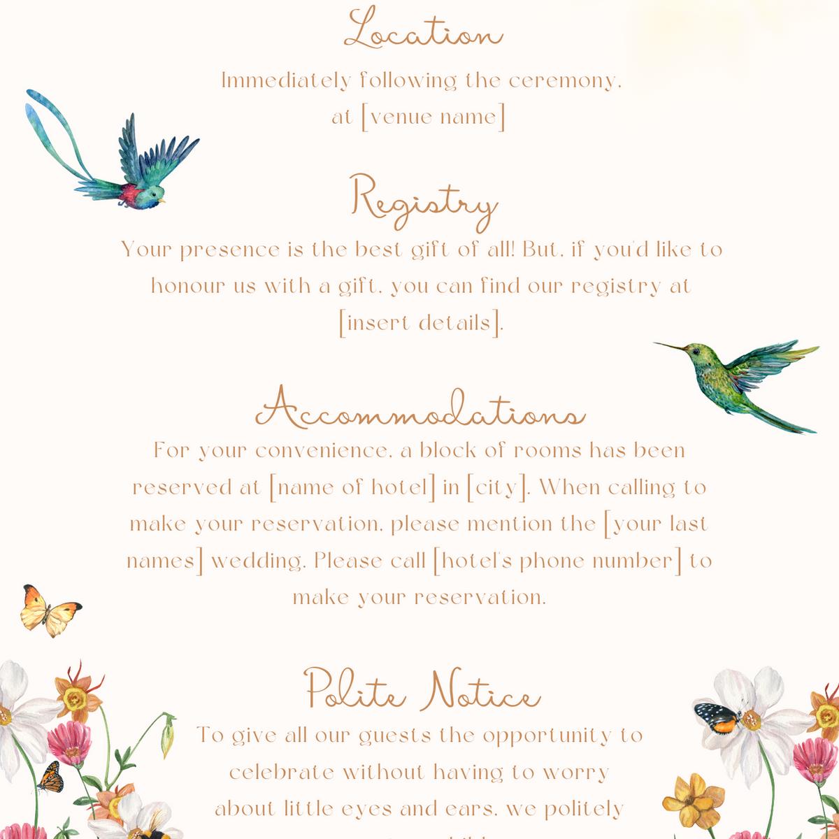 fairytale style wedding invites - affordable personalised wedding invitations