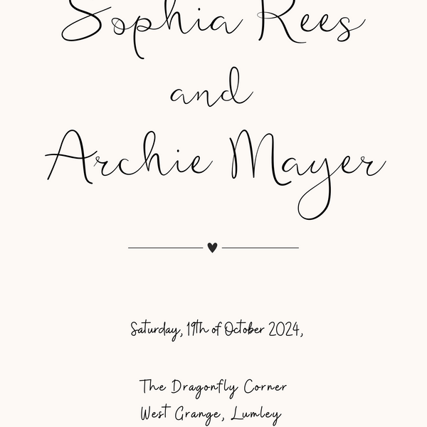 autumn wedding save the date customisable - personalised save the date - autumn save the date