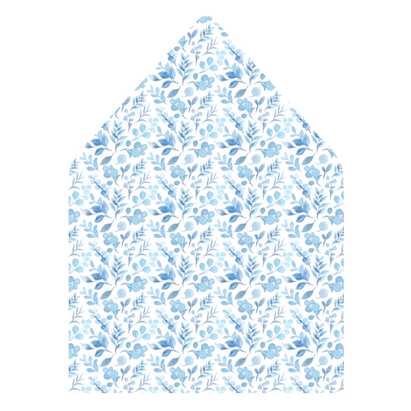 A flat lay of elegant wedding invitation envelopes, partially open to reveal beautifully designed envelope liners in various styles, including floral, modern, and classic patterns. The envelope inserts add a touch of luxury and sophistication to the stationery set.