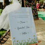 in loving memory sign for wedding - daisy themed memory table sign - daisy wedding signage