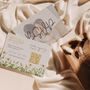 Daisy Floral wedding RSVP customised - personalised wedding RSVP Daisy themed